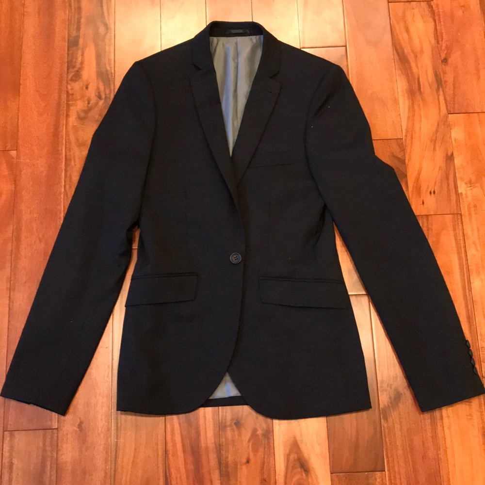 Topman NWOT Slim Fit Black Blazer